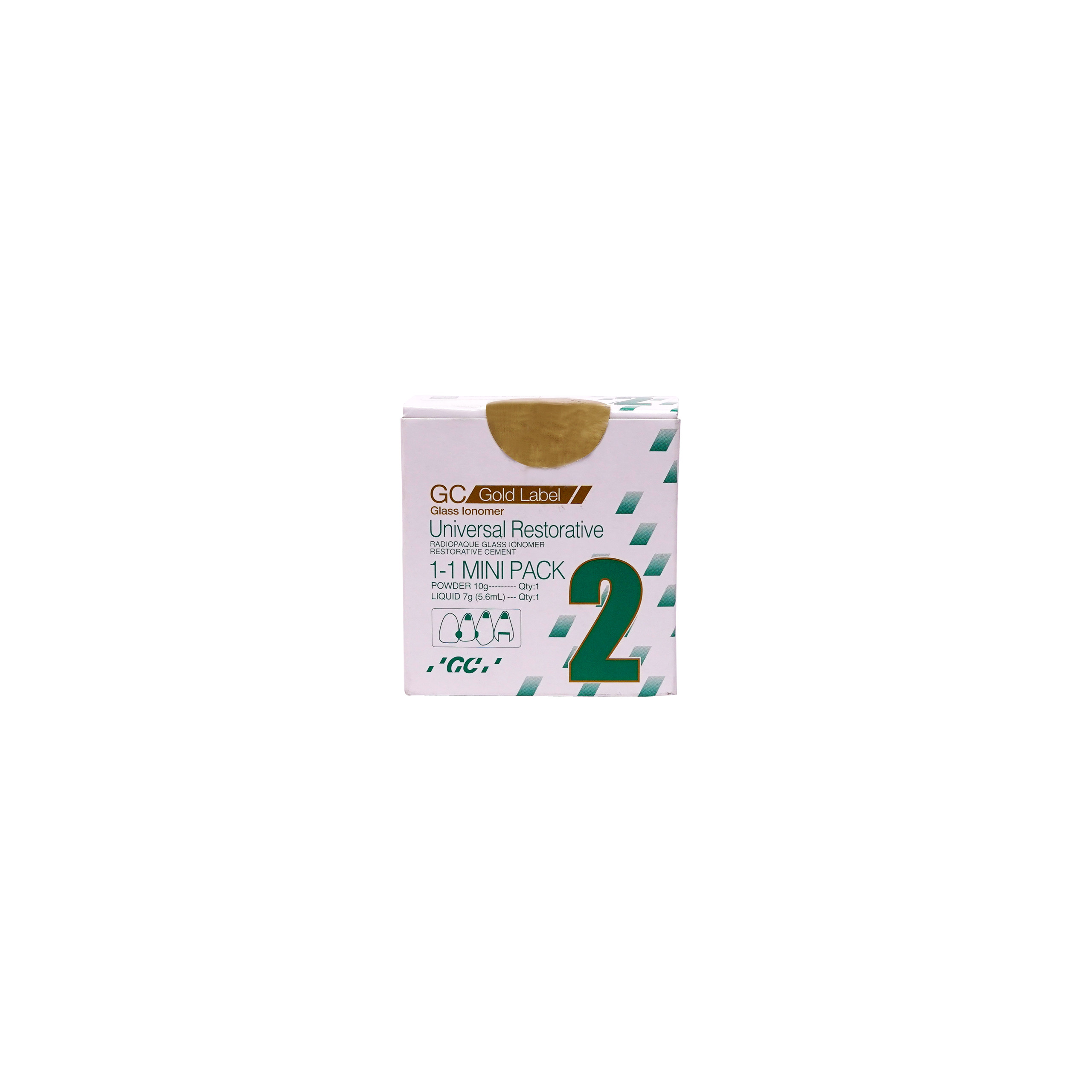GC 2 Glass Ionomer Restorative Cement Mini 10 Gm